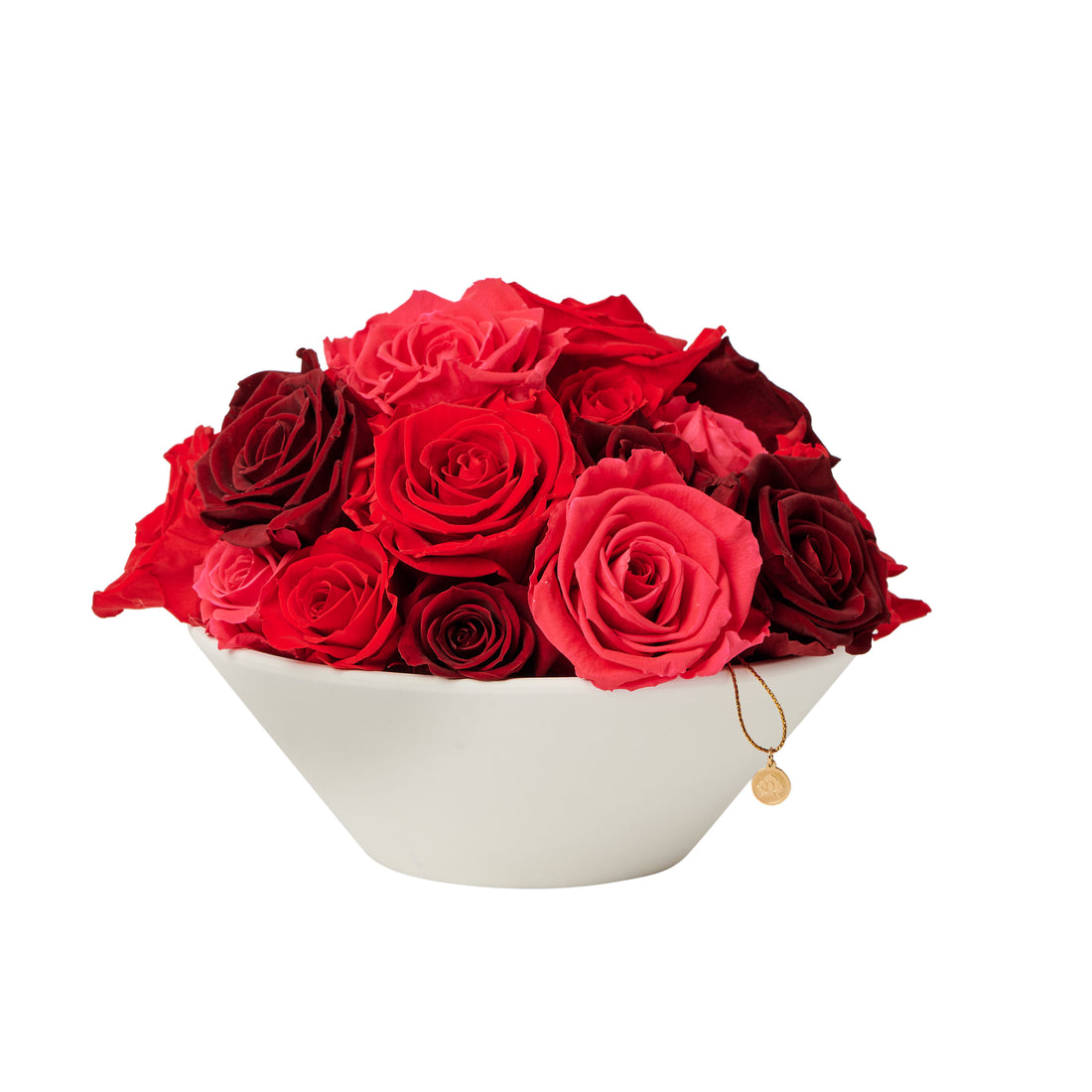 Roses Bowl by La Fleur Lifetime Flowers