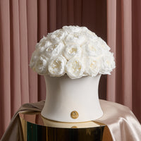 Grande Creme Peony Rosette