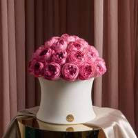 Grande Creme Peony Rosette