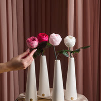 Peony Rosette Single Stem