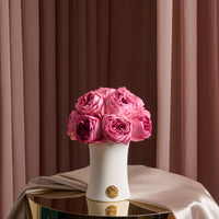 Creme Peony Rosette Dôme