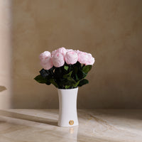 Creme Dozen Peony Rosette