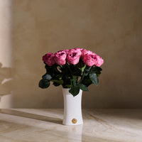 Creme Dozen Peony Rosette