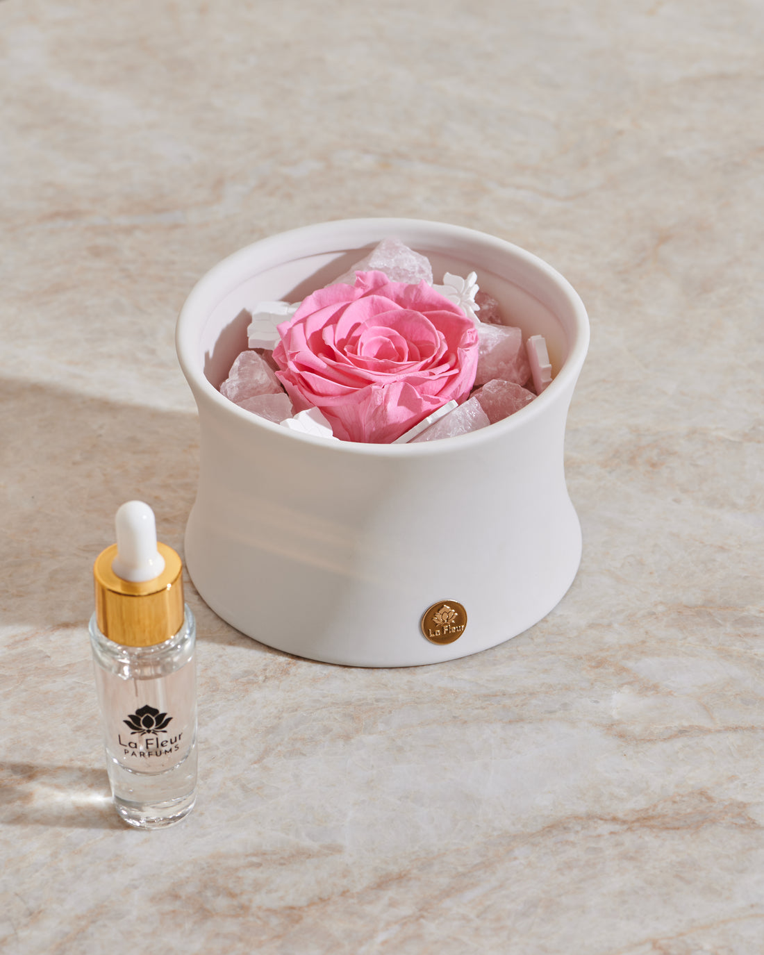 Rose Quartz Crystal Diffuser