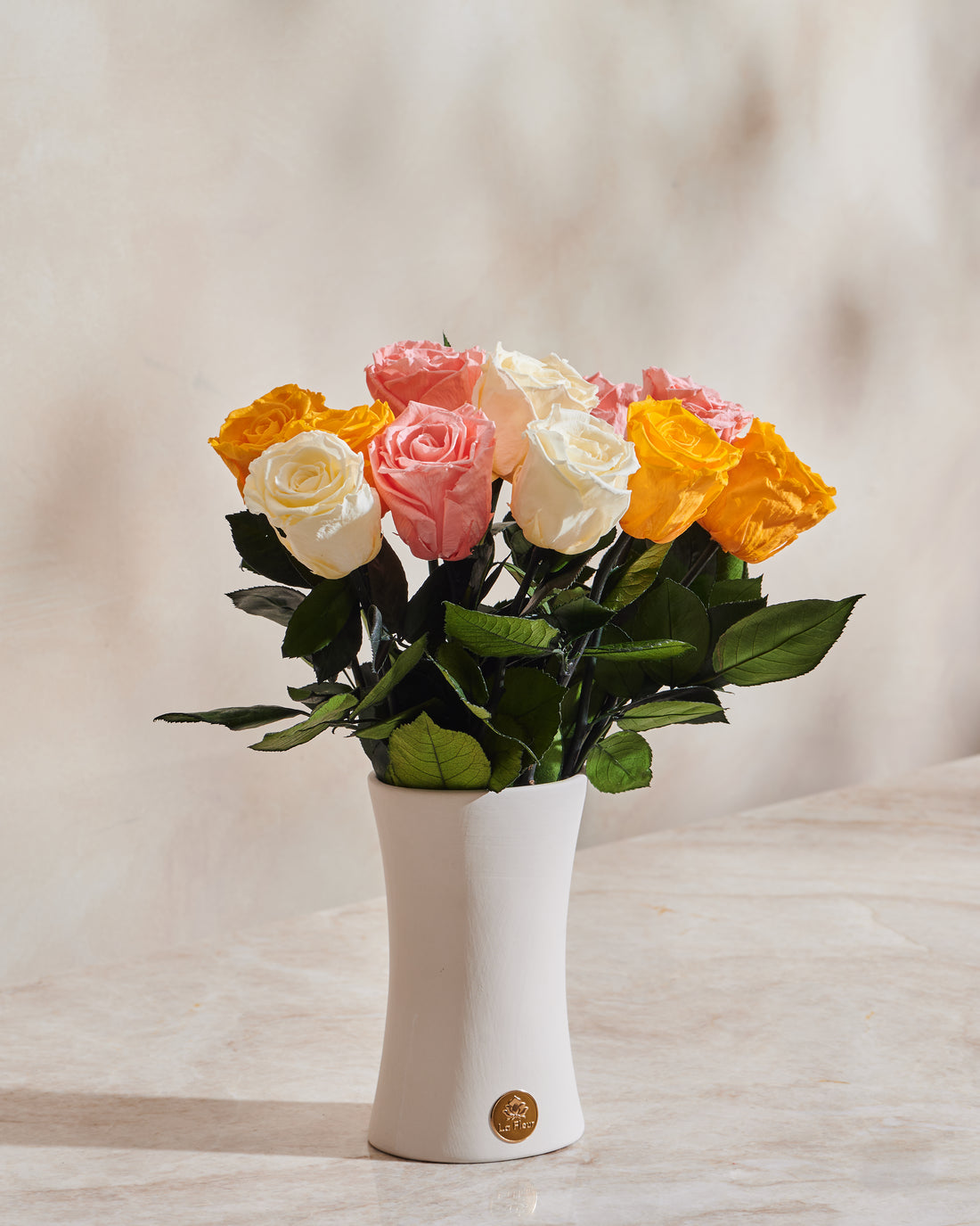 Creme Mixed Long Stems