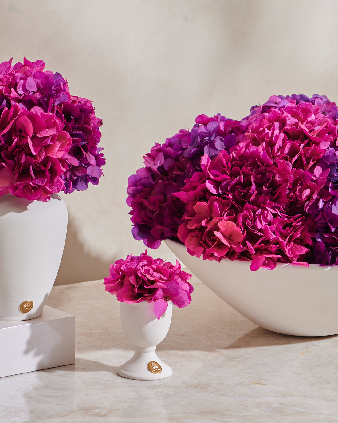 Creme Hydrangea Mini
