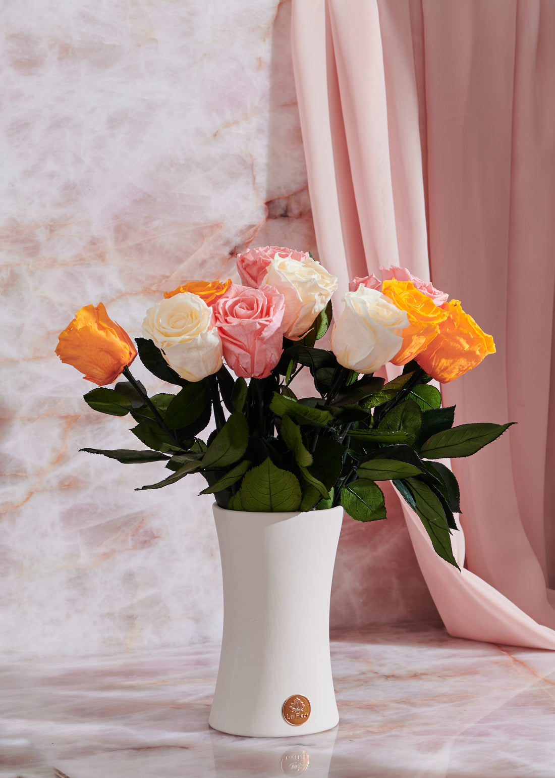 Creme Mixed Long Stems