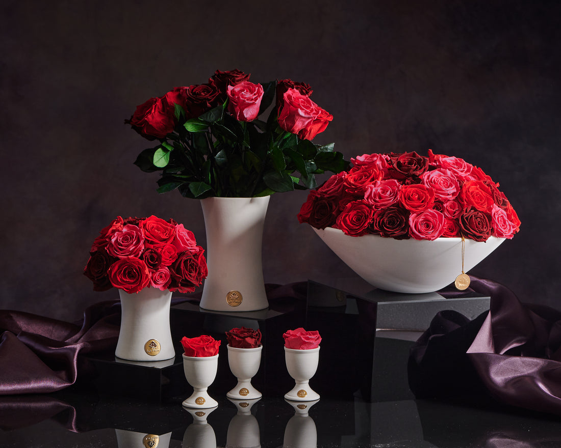 Grandiose Roses by La Fleur Lifetime Flowers