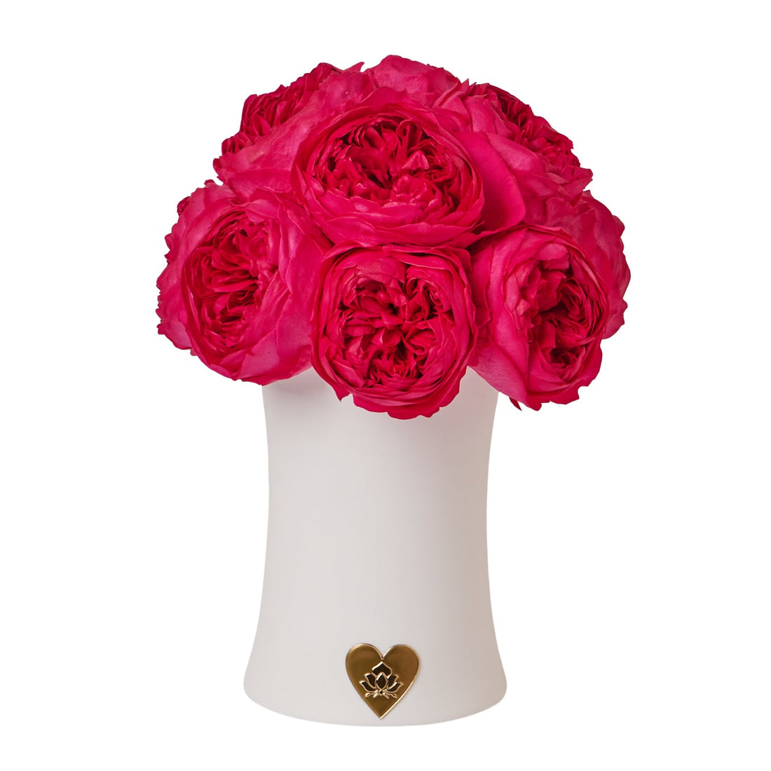 Creme Peony Rosette Dôme