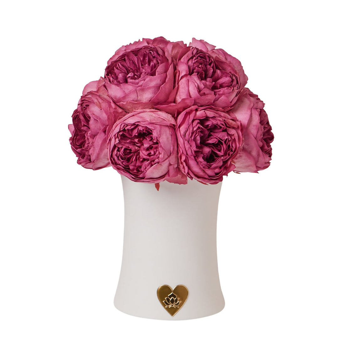 Creme Peony Rosette Dôme