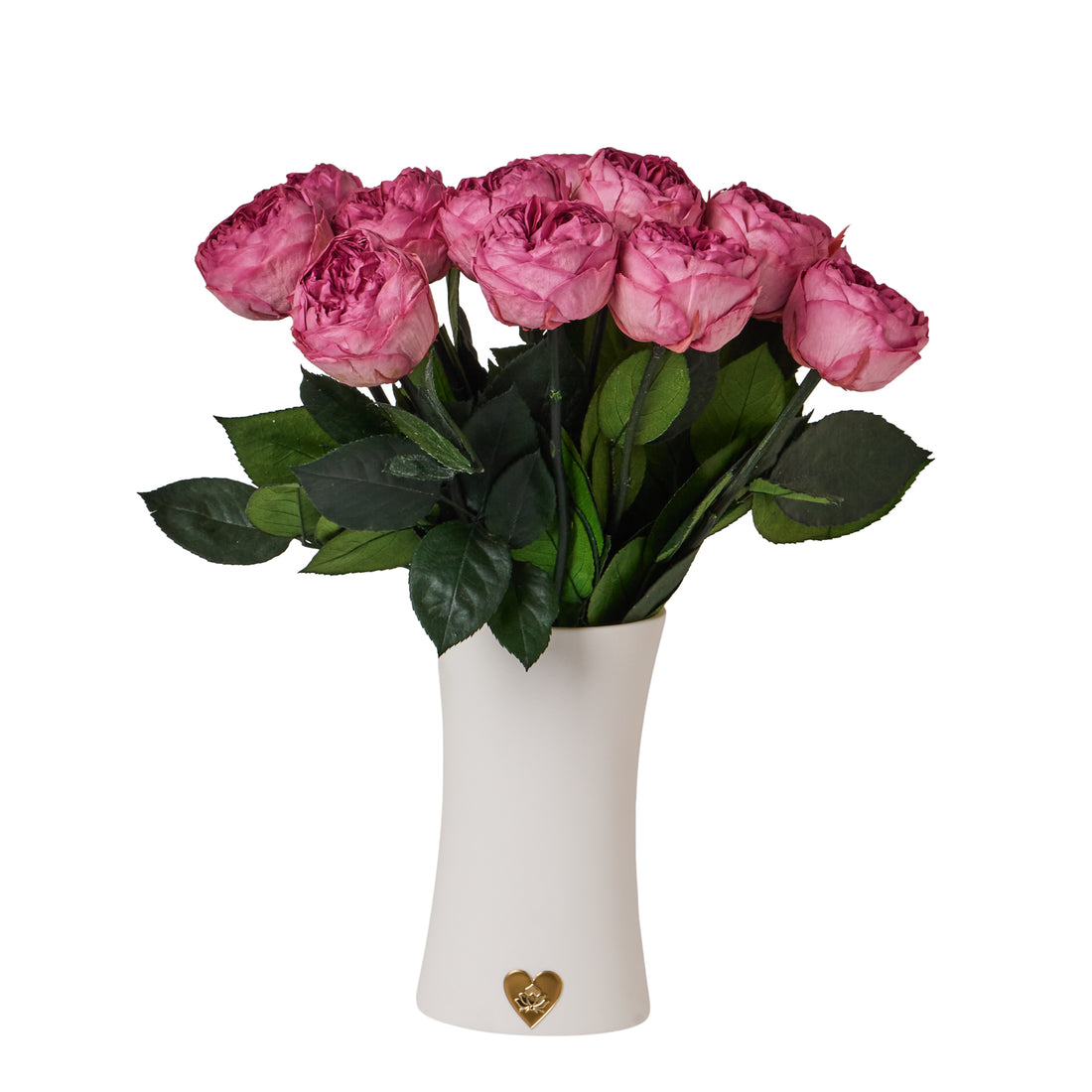 Creme Dozen Peony Rosette