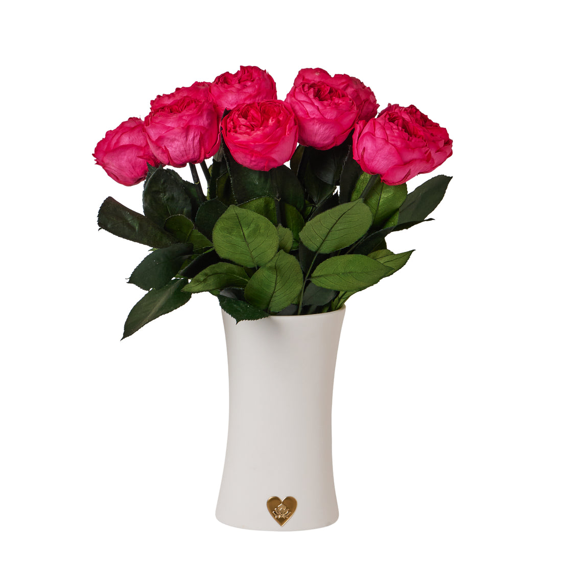 Creme Dozen Peony Rosette