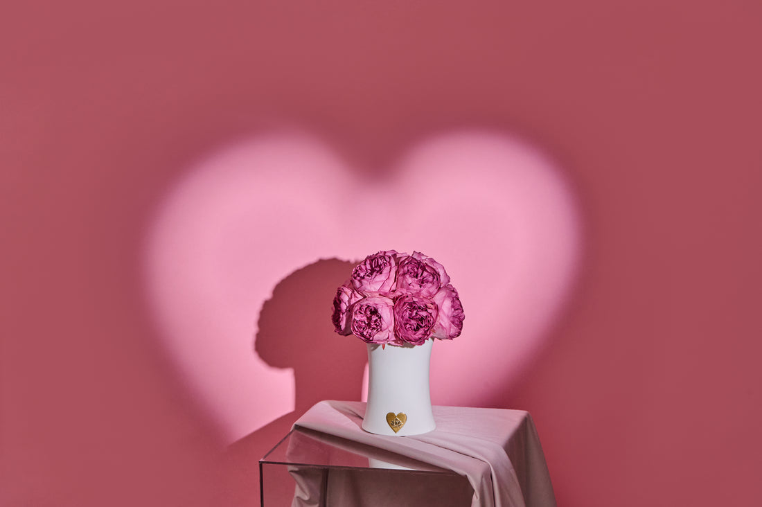 Creme Peony Rosette Dôme