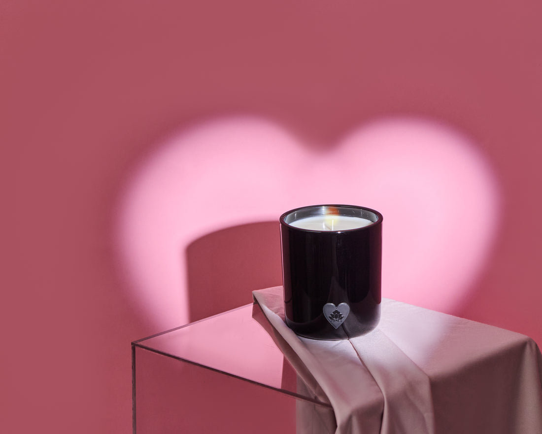 Dark Rose Candle