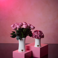 Creme Dozen Peony Rosette