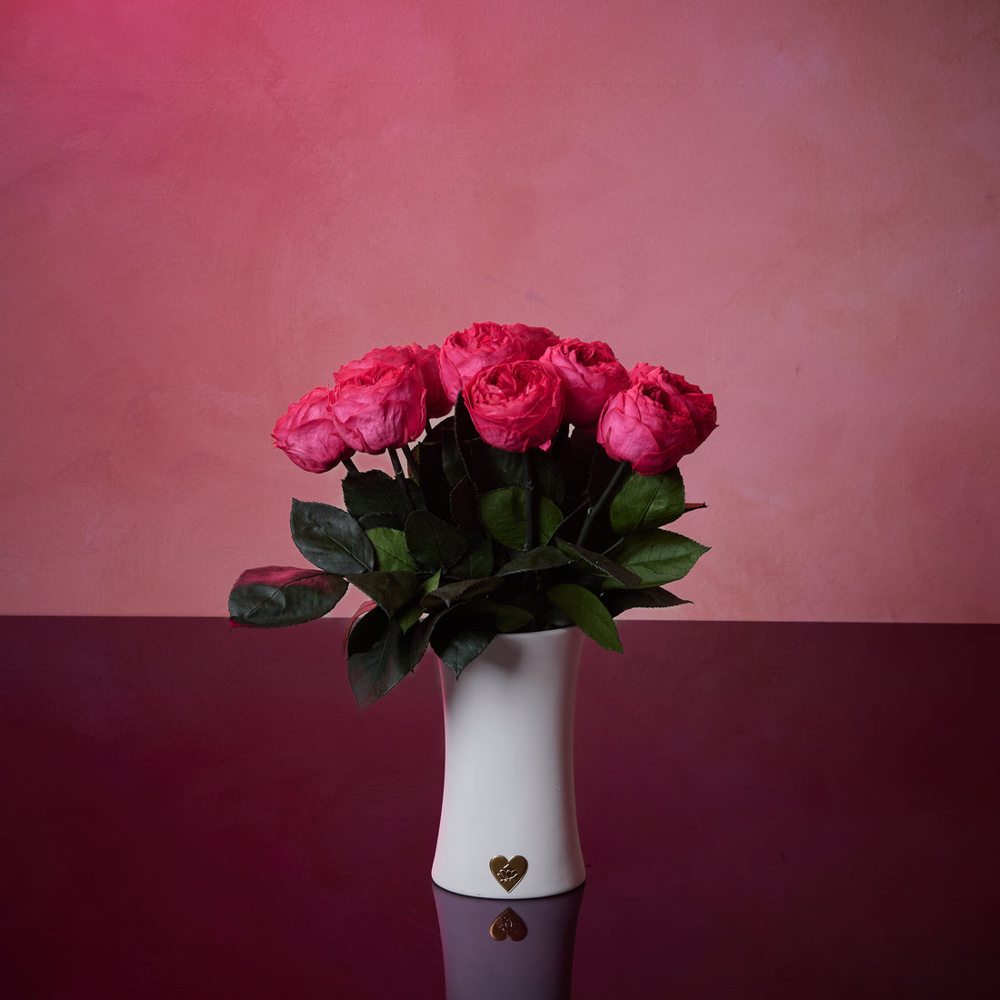 Creme Dozen Peony Rosette