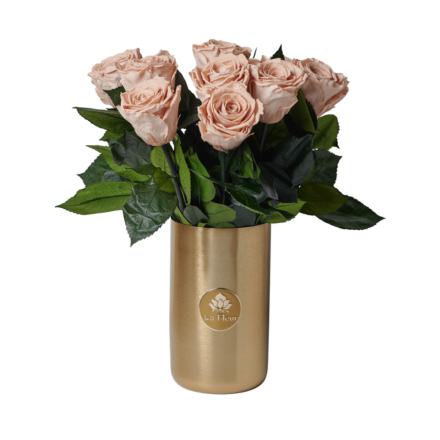 Laiton Dozen Long Stems by La Fleur Lifetime Flowers