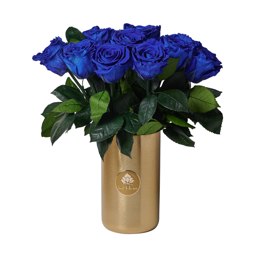 Laiton Dozen Long Stems by La Fleur Lifetime Flowers