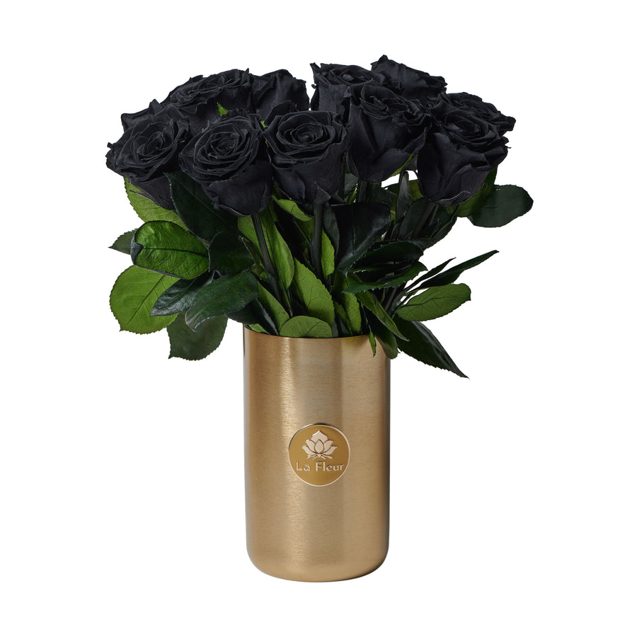 Laiton Dozen Long Stems by La Fleur Lifetime Flowers