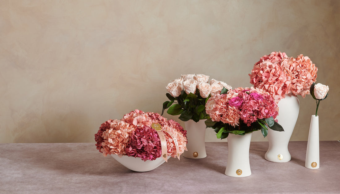 Long Stem Hydrangea by La Fleur Lifetime Flowers
