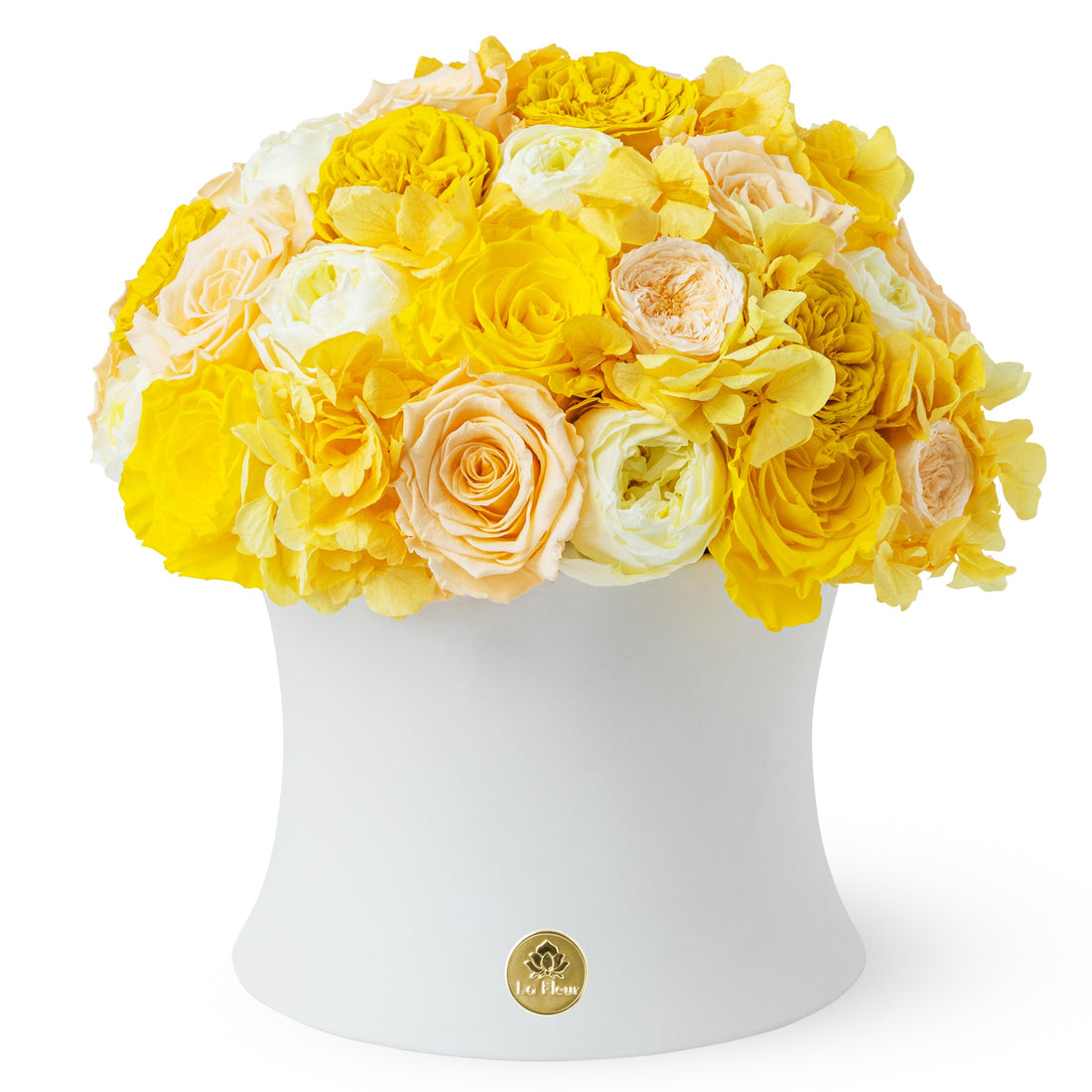 Creme Jardin Dôme - Yellow by La Fleur Lifetime Flowers