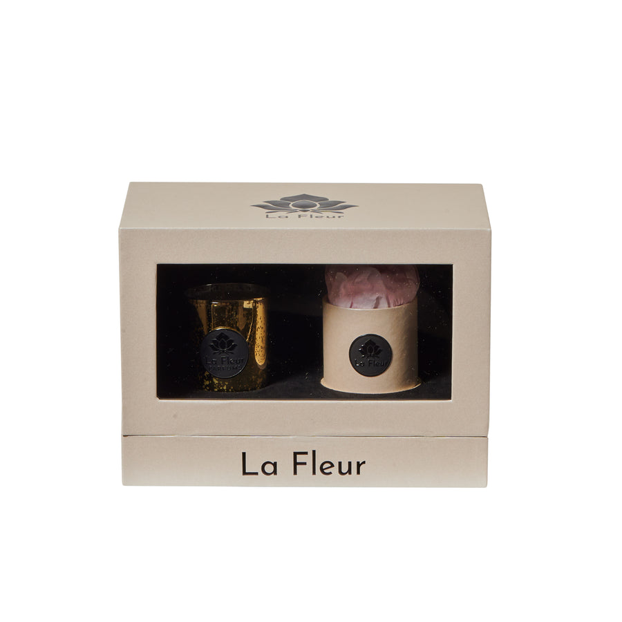 Pearl Peony Gift Set by La Fleur Lifetime Flowers