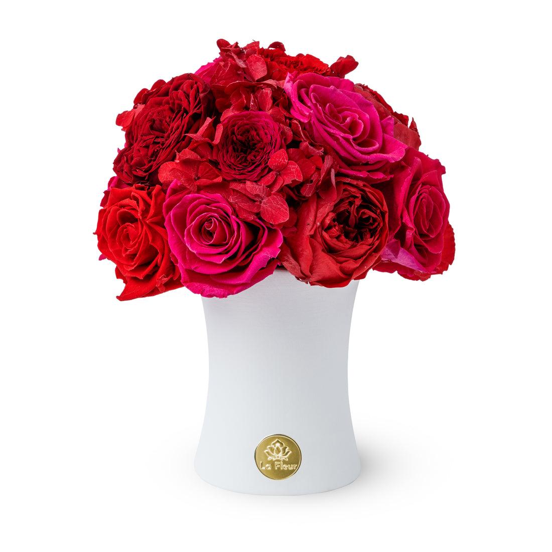 Creme Jardin Petite Dôme - Red by La Fleur Lifetime Flowers
