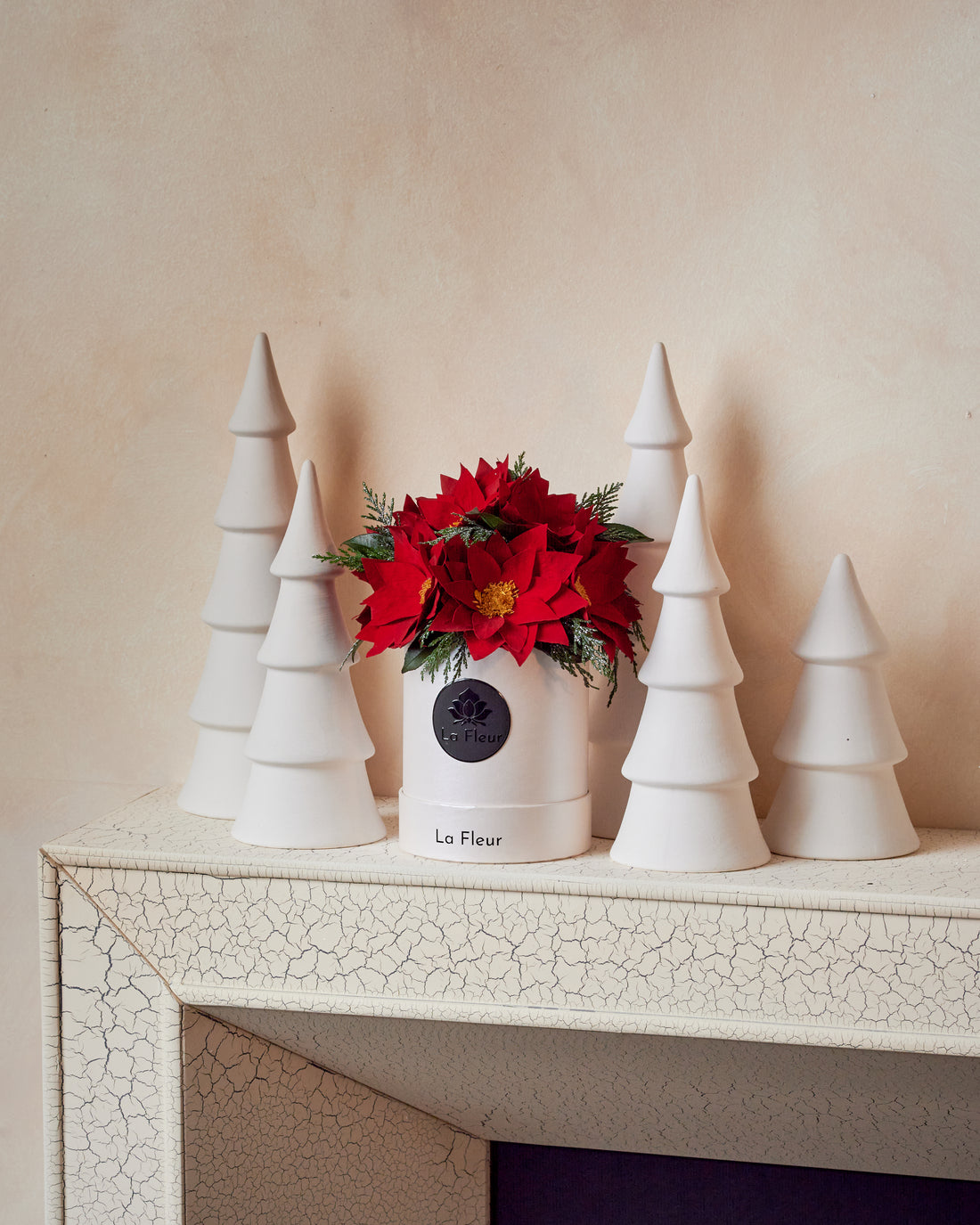 Poinsettia Petite Dome