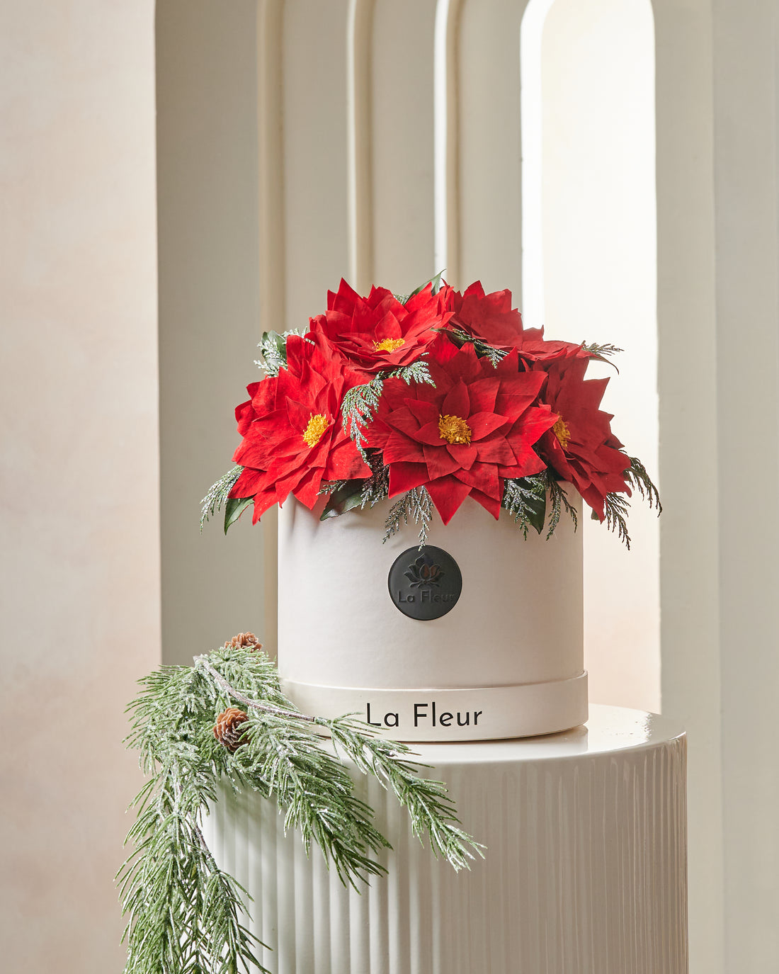 Poinsettia Dome