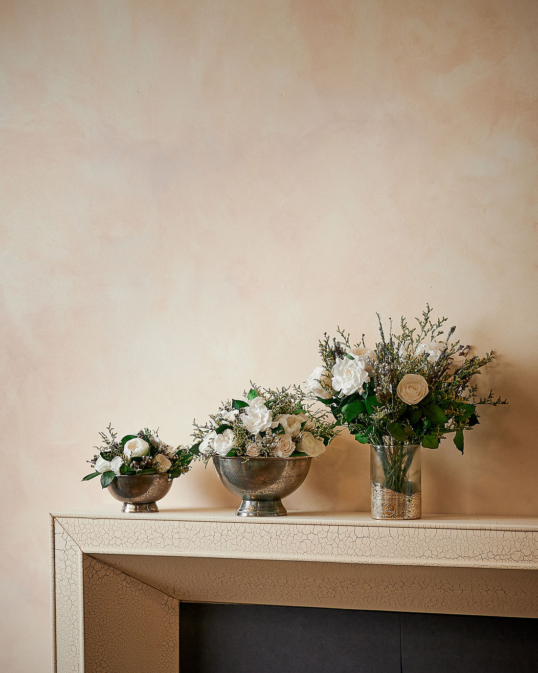 Platine Long Stem Vase - Cream