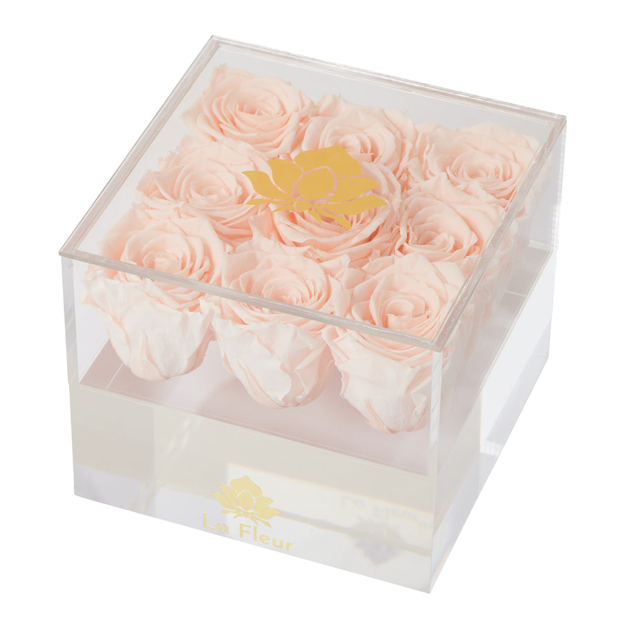 Bridal Acrylic - Petite Square by La Fleur Lifetime Flowers