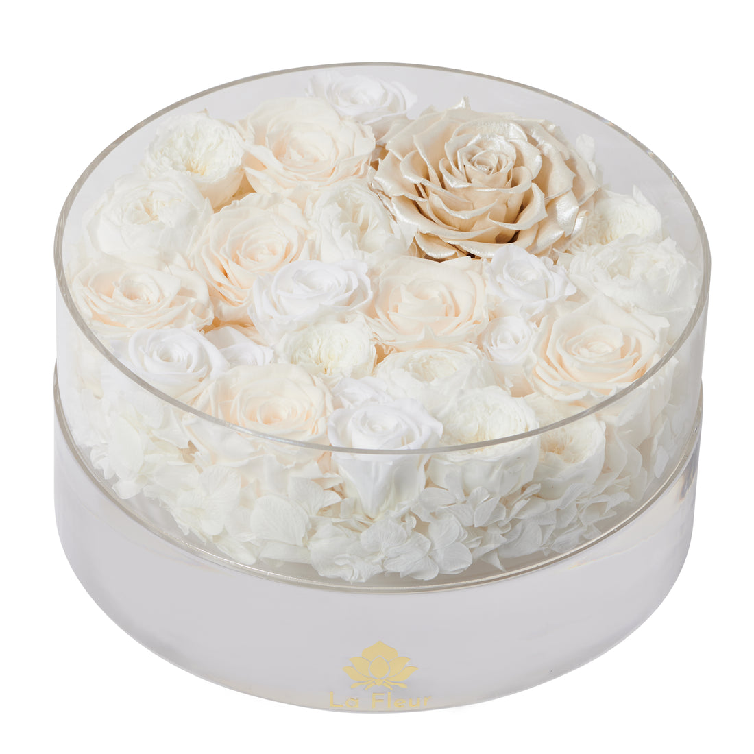 Bridal Acrylic - Grande Round by La Fleur Lifetime Flowers