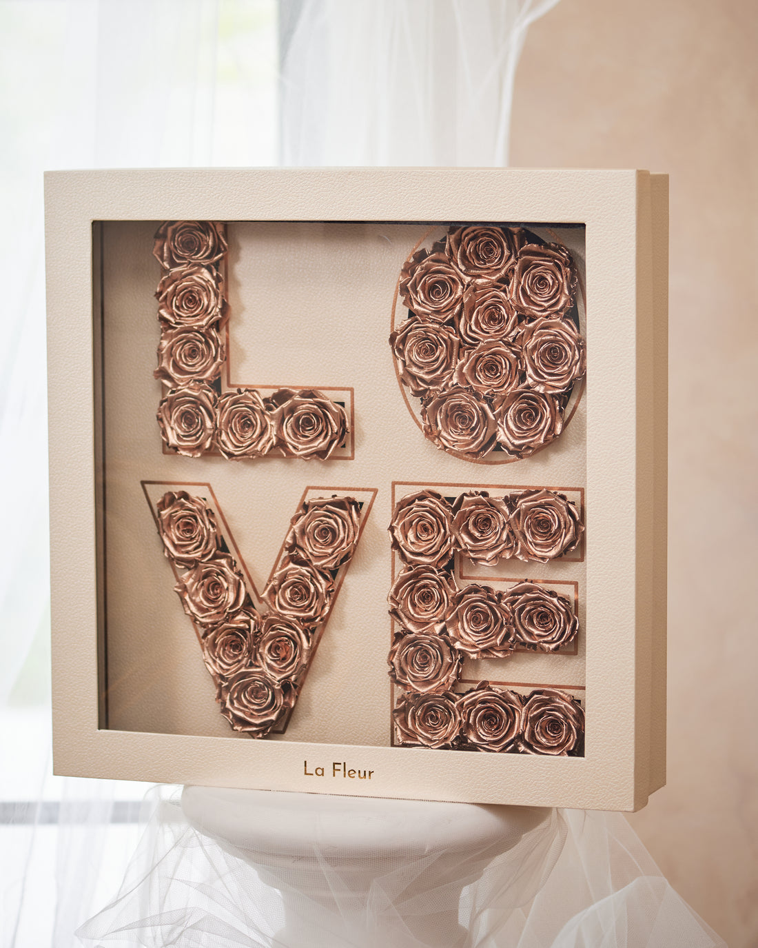 The LOVE Box by La Fleur Lifetime Flowers