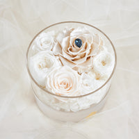 Bridal Acrylic - Petite Round by La Fleur Lifetime Flowers