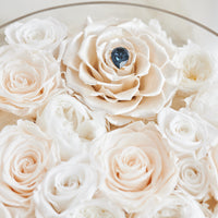 Bridal Acrylic - Grande Round by La Fleur Lifetime Flowers