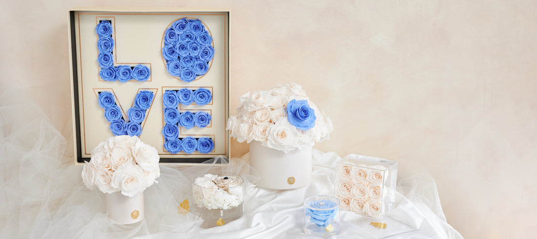 The LOVE Box by La Fleur Lifetime Flowers