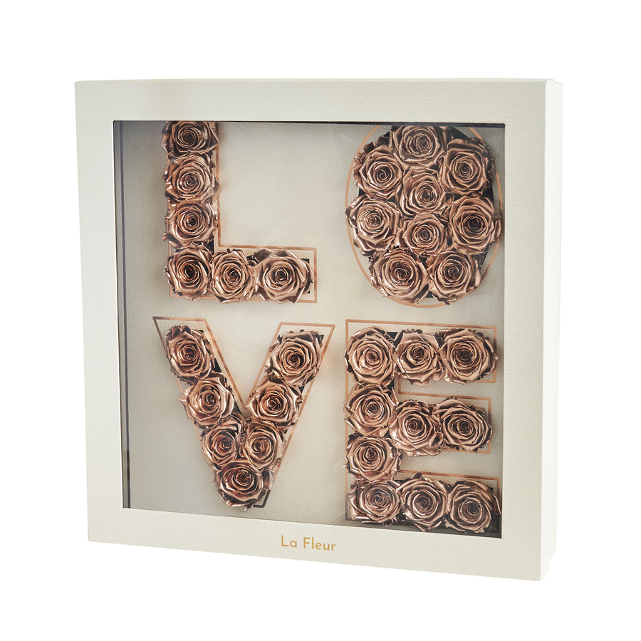 The LOVE Box by La Fleur Lifetime Flowers