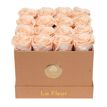 Petite Square - Brown Velvet by La Fleur Lifetime Flowers