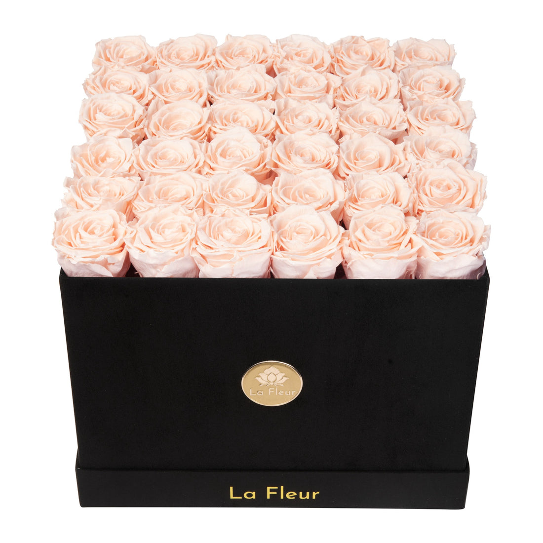 Grande Square - Black Velvet by La Fleur Lifetime Flowers