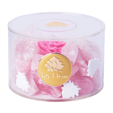 Rose Quartz Crystal Diffuser by La Fleur Lifetime Flowers