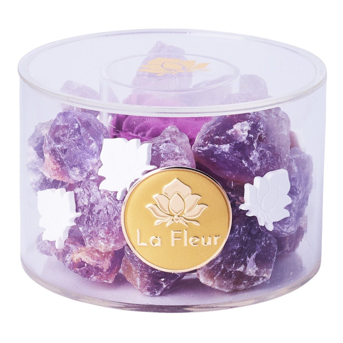 Amethyst Crystal Diffuser by La Fleur Lifetime Flowers