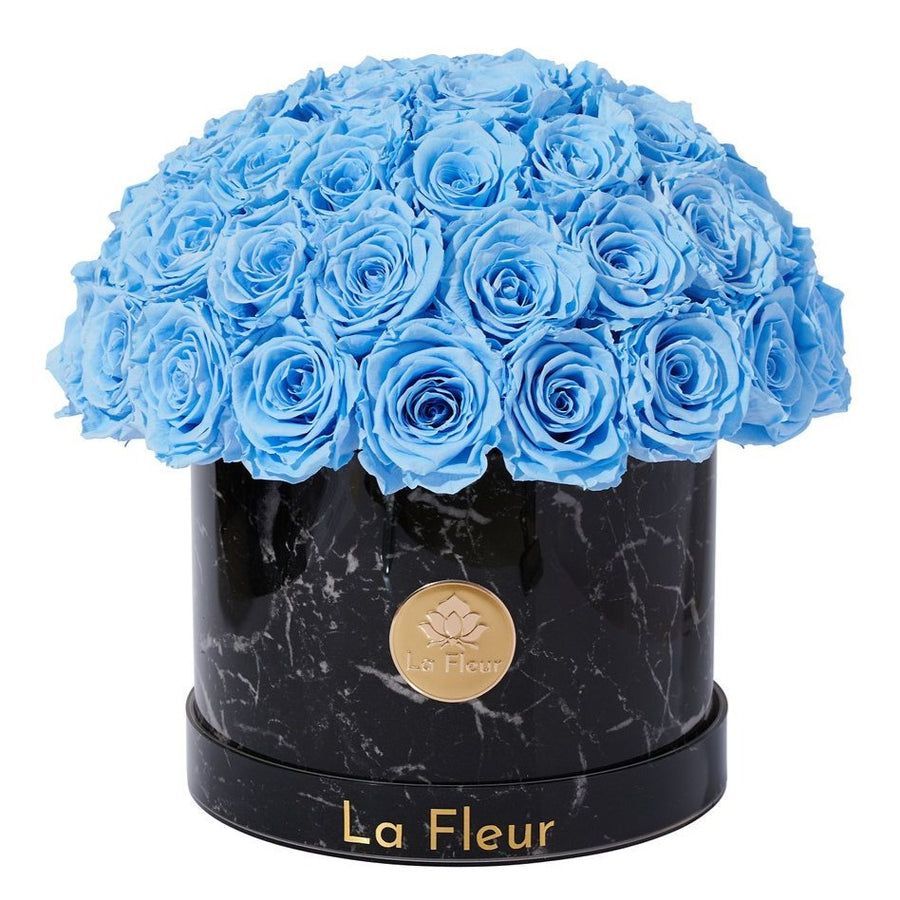 Black Marble Dôme by La Fleur Lifetime Flowers
