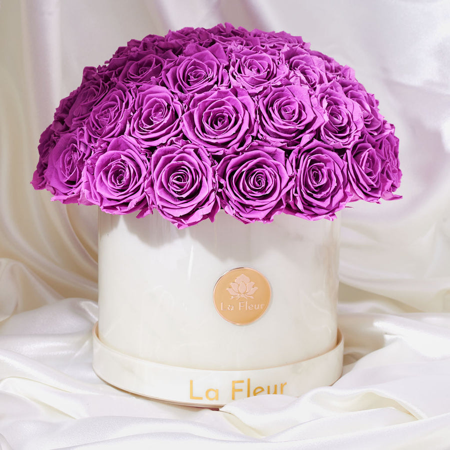 White Marble Dôme by La Fleur Lifetime Flowers
