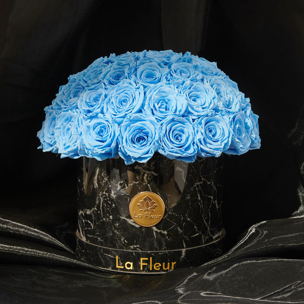 Black Marble Dôme by La Fleur Lifetime Flowers