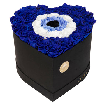 Fleurtection - Heart Evil Eye by La Fleur Lifetime Flowers