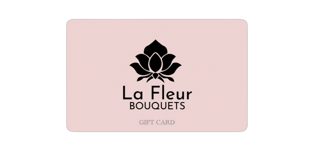 La Fleur Bouquets Gift Card by La Fleur Lifetime Flowers
