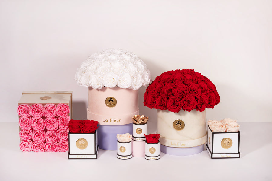 White Marble Dôme by La Fleur Lifetime Flowers