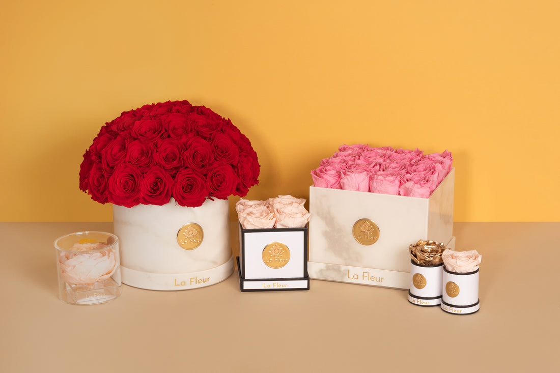 White Marble Dôme by La Fleur Lifetime Flowers