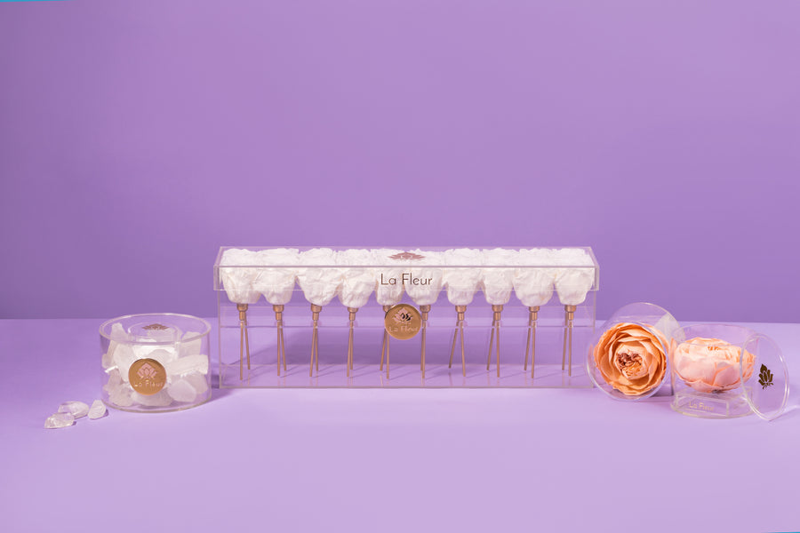 Quartz Crystal Diffuser by La Fleur Lifetime Flowers