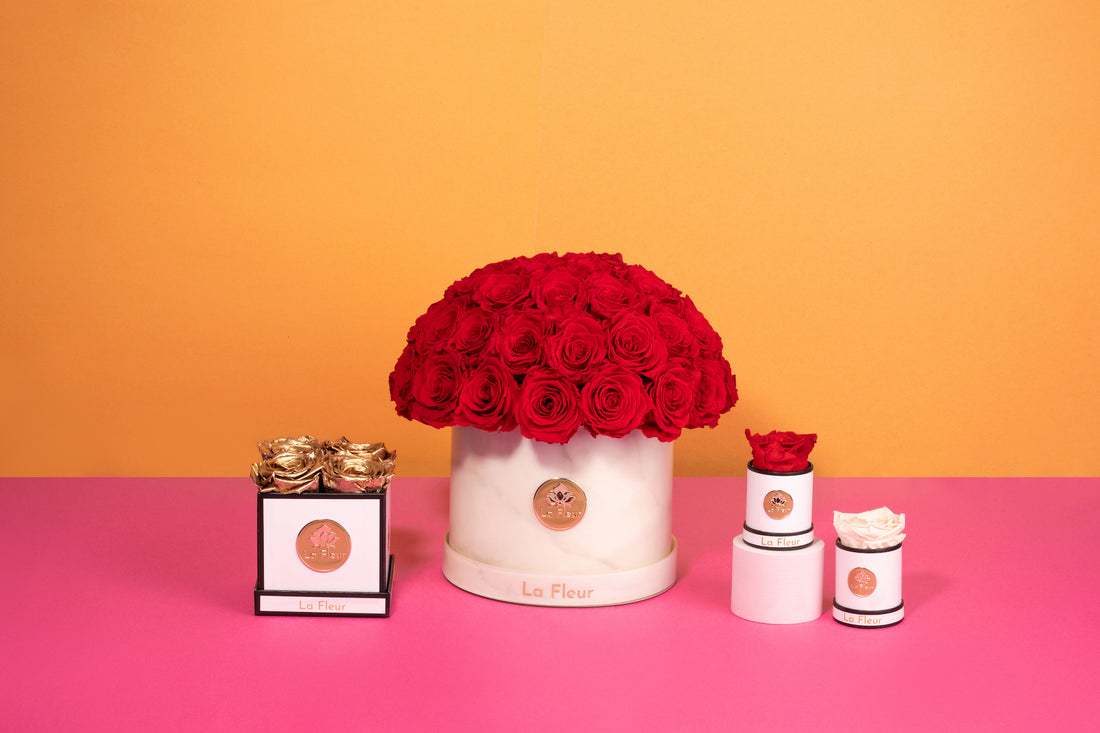 White Marble Dôme by La Fleur Lifetime Flowers
